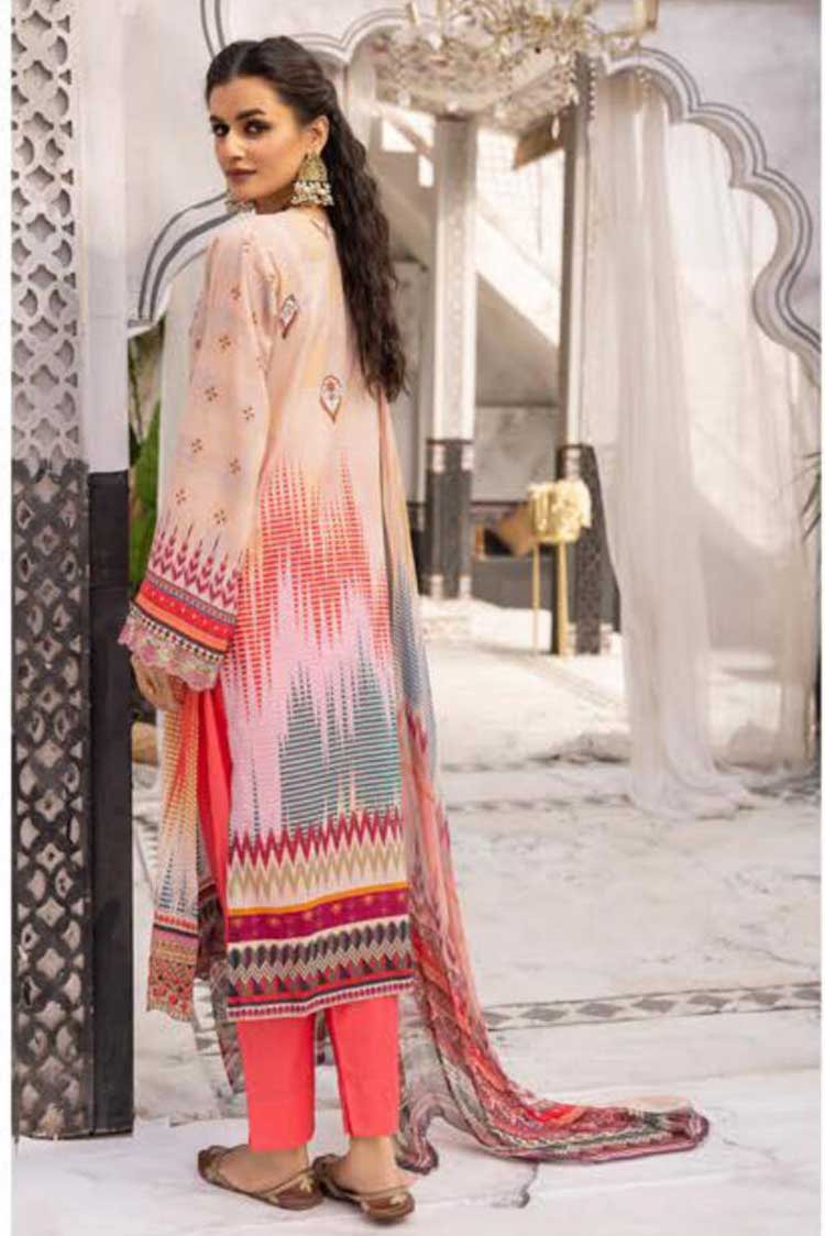 Picture of Shaista - Design 18 Haram Embroidered Lawn Collection - Available at Raja Sahib