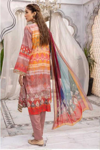 Design 20 Haram Embroidered Lawn Collection