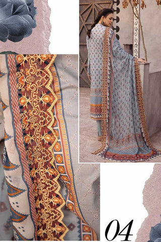 Design 04 Hira Digital Printed Lawn Collection