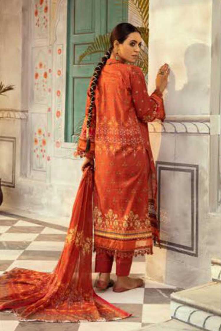 Picture of Shaista - Design 23 Mehwish Embroidered Lawn Collection - Available at Raja Sahib