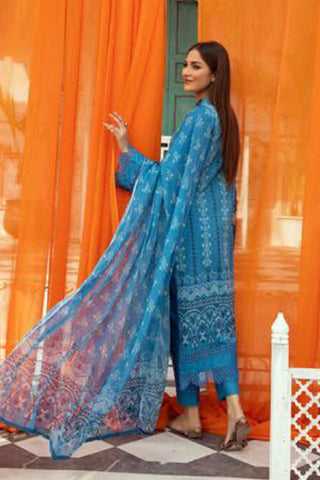 Design 24 Mehwish Embroidered Lawn Collection