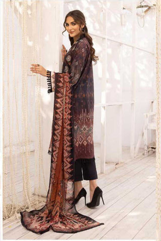 Riaz Arts - Design 01 Zarkis Exclusive Sequence Chikankari Lawn Collection Vol 8