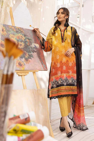 Design 05 Zarkis Exclusive Sequence Chikankari Lawn Collection Vol 8