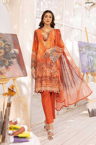 Design 07 Zarkis Exclusive Sequence Chikankari Lawn Collection Vol 8