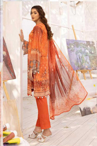 Design 07 Zarkis Exclusive Sequence Chikankari Lawn Collection Vol 8