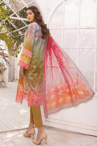 Design 09 Zarkis Exclusive Sequence Chikankari Lawn Collection Vol 8