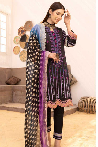 JH 355 Bahar Embroidered Digital Printed Lawn Collection