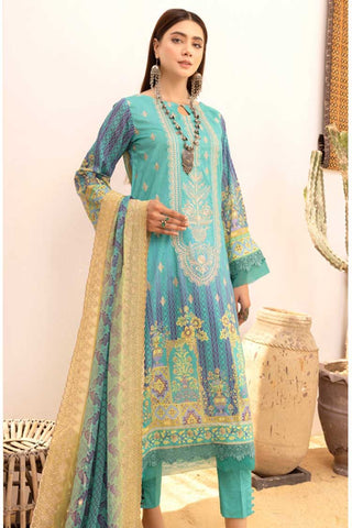 JH 357 Bahar Embroidered Digital Printed Lawn Collection