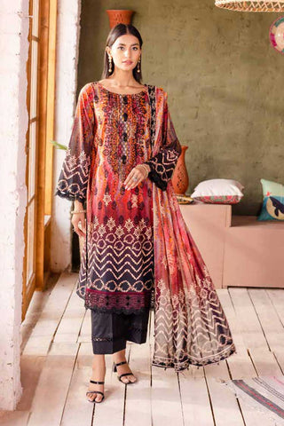 HSE 001 Hooriya Embroidred Lawn Collection