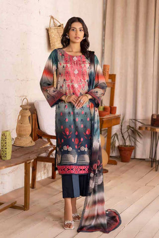 HSE 010 Hooriya Embroidred Lawn Collection