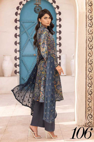 Design 106 Serena Digital Printed Lawn Collection