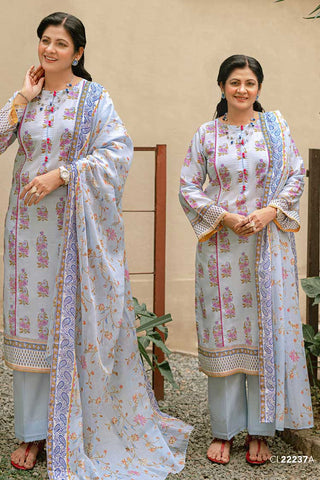 3 PC Printed Lawn Suit CL22237A Mother Collection