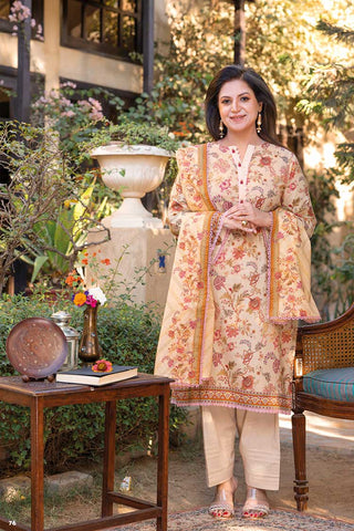 3 PC Printed Lawn Suit CL32064 Mother Collection