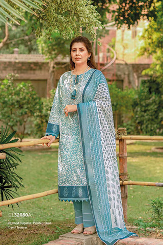 3 PC Printed Lawn Suit CL32080A Mother Collection