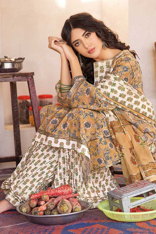 3 PC Printed Lawn Suit CL32235A Vintage Garden Lawn Collection