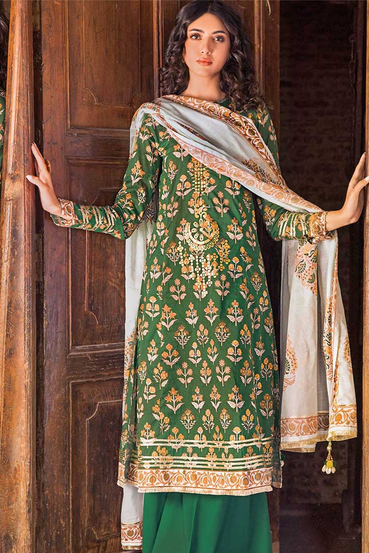 Picture of Gul Ahmed - 3 PC Printed Lawn Suit CL32236A Vintage Garden Lawn Collection - Available at Raja Sahib