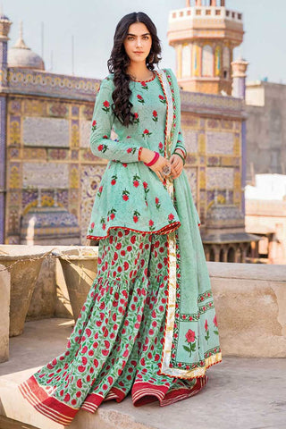 3 PC Printed Lawn Suit CL32239B Vintage Garden Lawn Collection