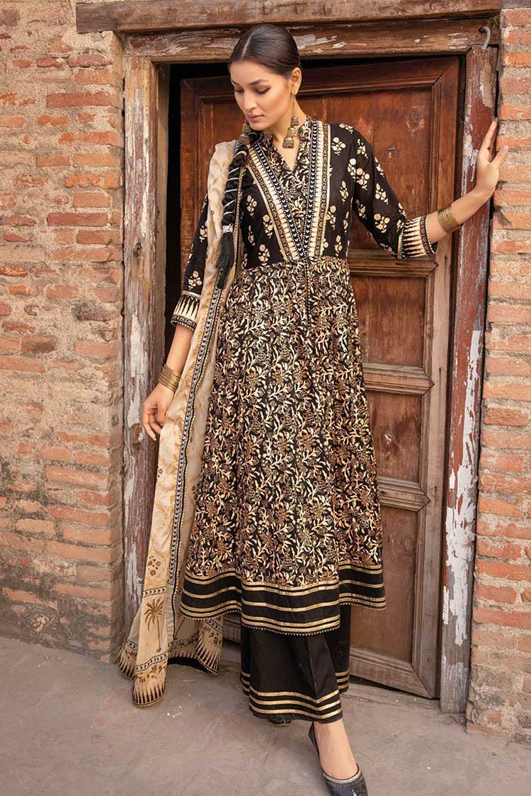 Picture of Gul Ahmed - 3 PC Printed Lawn Suit CL32426B Vintage Garden Lawn Collection - Available at Raja Sahib