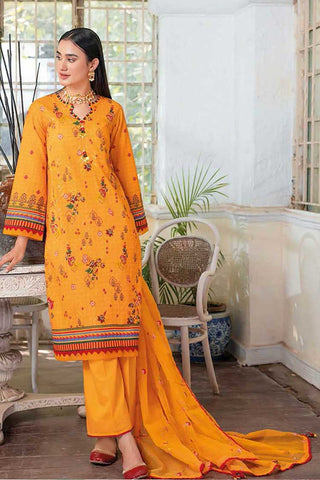 3 PC Embroidered Lawn Suit CN32012 Summer Essential Lawn Collection