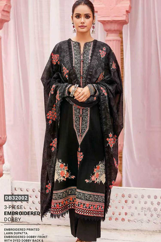 Picture of Gul Ahmed - 3 PC Embroidered Lawn Suit DB32002 Summer Essential Lawn Collection - Available at Raja Sahib