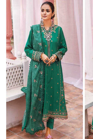 3 PC Embroidered Lawn Suit DB32004 Summer Essential Lawn Collection