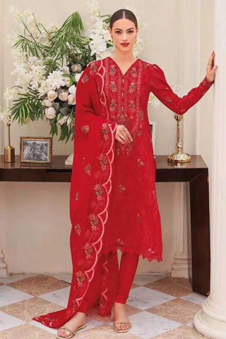 3 PC Embroidered Lawn Suit DN32048 Summer Essential Lawn Collection