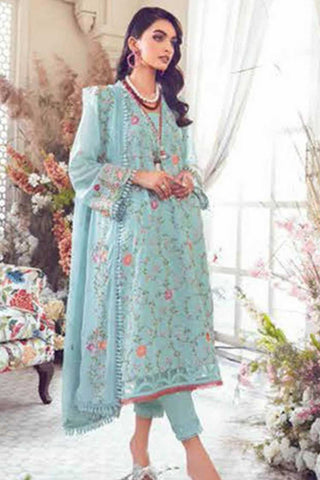 3 PC Embroidered Swiss Voile Suit LSV32004 Summer Premium Lawn Collection