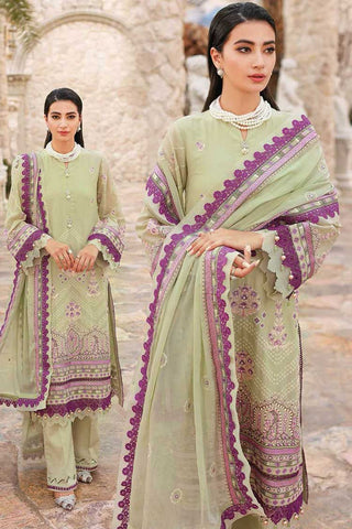 3 PC Embroidered Swiss Voile Suit LSV32005 Summer Premium Lawn Collection