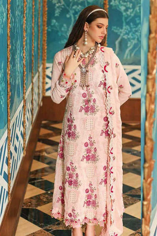 3 PC Embroidered Swiss Voile Suit LSV32006 Summer Premium Lawn Collection