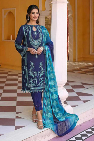 3PC Embroidered Leno Suit PM32006 Festive Eid Limited Edition