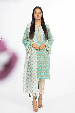 3 PC Printed Lawn Suit SSF04A Spring Summer Lawn Collection