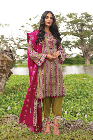 3 PC Printed Lawn Suit SSF051A Spring Summer Lawn Collection