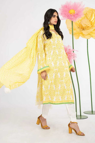 3 PC Printed Lawn Suit SSF13A Spring Summer Lawn Collection