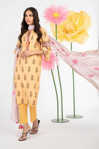 3 PC Printed Lawn Suit SSF141B Spring Summer Lawn Collection