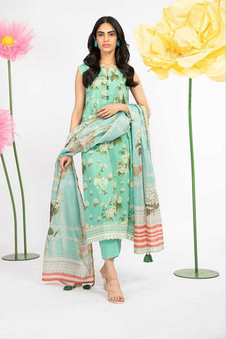 3 PC Printed Lawn Suit SSF17A Spring Summer Lawn Collection