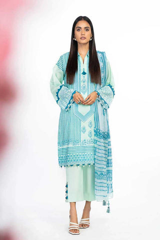 3 PC Printed Lawn Suit SSF22A Spring Summer Lawn Collection