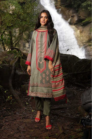 3 PC Printed Lawn Suit SSF22B Spring Summer Lawn Collection