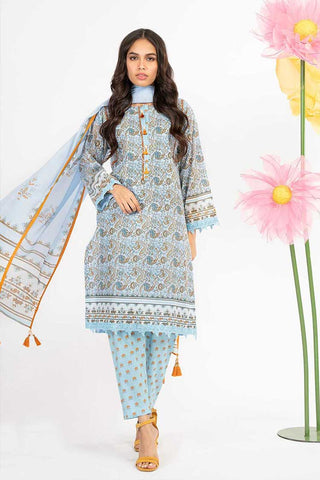 3 PC Printed Lawn Suit SSF291B Spring Summer Lawn Collection