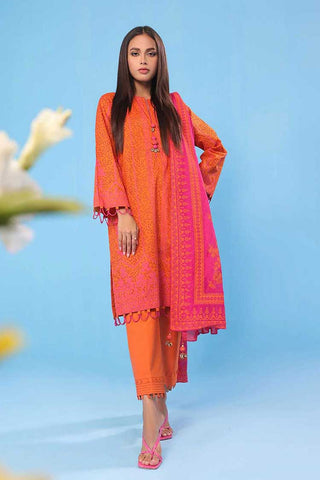 3 PC Printed Lawn Suit SSF301A Spring Summer Lawn Collection