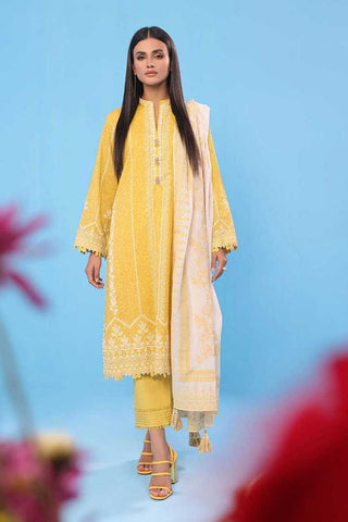 3 PC Printed Lawn Suit SSF301B Spring Summer Lawn Collection