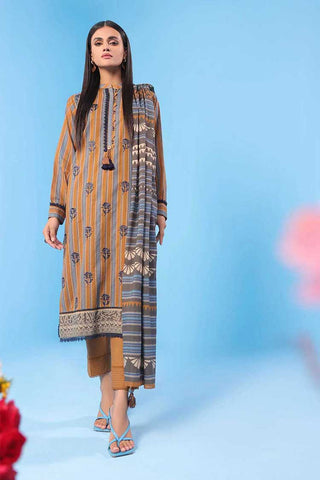 3 PC Embroidered Lawn Suit SSF33A Spring Summer Lawn Collection