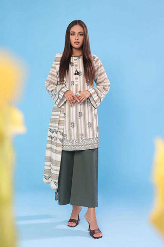 3 PC Embroidered Lawn Suit SSF33B Spring Summer Lawn Collection