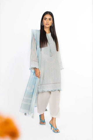 3 PC Printed Lawn Suit SSF37A Spring Summer Lawn Collection