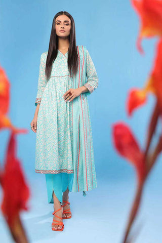 3 PC Printed Lawn Suit SSF381B Spring Summer Lawn Collection