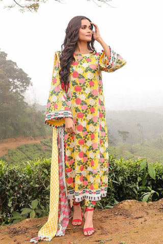 3 PC Printed Lawn Suit SSF38A Spring Summer Lawn Collection