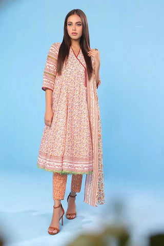 3 PC Printed Lawn Suit SSF391A Spring Summer Lawn Collection