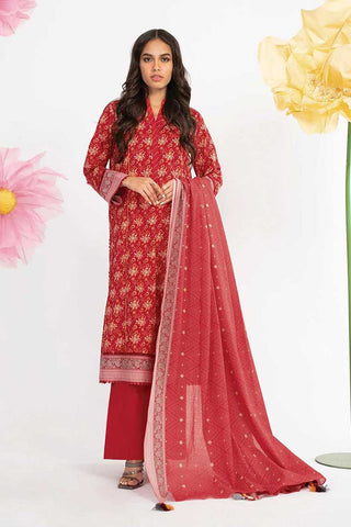 3 PC Printed Lawn Suit SSF401B Spring Summer Lawn Collection