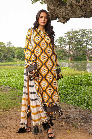 2 PC Printed Lawn Suit SSF53B Spring Summer Lawn Collection