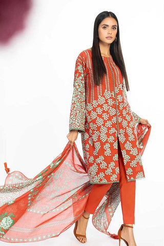 2 PC Printed Lawn Suit SSF56B Spring Summer Lawn Collection