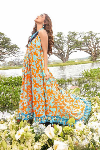 2 PC Printed Lawn Suit SSF58B Spring Summer Lawn Collection